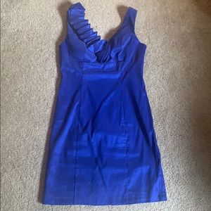 Adrianna Papell mini royal blue occasion dress